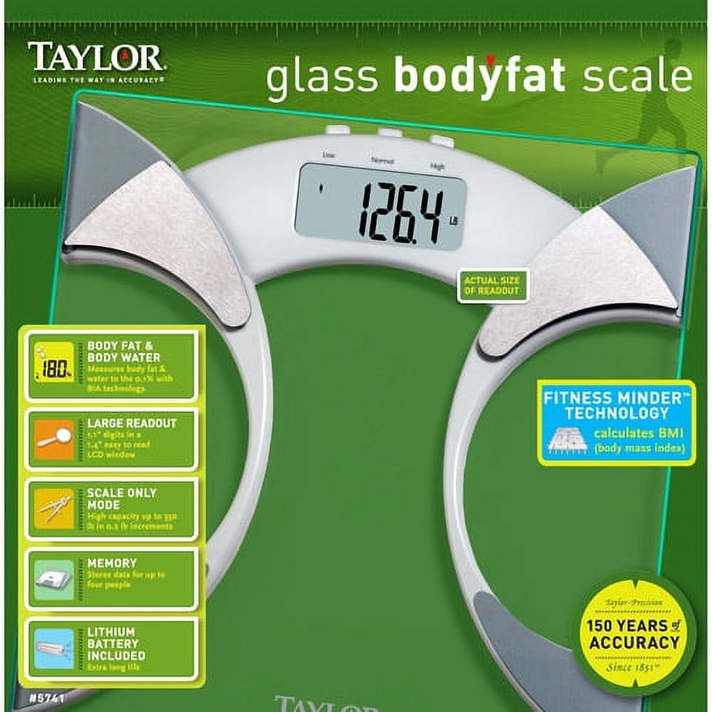 Taylor Portable Handheld Body fat Analyzer Model #13989 Sold As Is