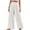 #6White, variant on Byworldtasic Womens Trousers Womens Casual Loose Fit Palazzo Pants Elastic High Waist Lounge Long Pajama Wide Leg Trousers