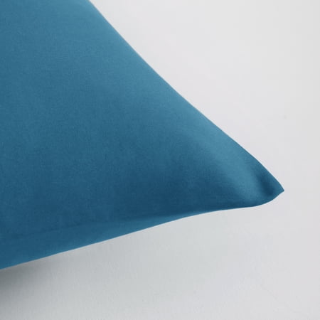 FLXXIE 2 PACK 100% BRUSHED MICROFIBER BODY PILLOW COVERS, ULTRA SOFT AND COZY FULL BODY PILLOWCASES FOR ADULTS, 20″ X 54″, SLATE BLUE (NOT INCLUDE BODY PILLOW)