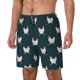 thumbnail image 1 of Balery Funny Chicken Bañador para hombre, shorts de playa de secado rápido con entrepierna y forro de compresión-Small, 1 of 6