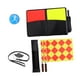 thumbnail image 5 of Kit de árbitro de fútbol, ​​accesorios para banderas de árbitro, equipamiento para partidos, juez de línea, banderas de fútbol para partidos y competi, 5 of 9