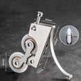 thumbnail image 1 of 2pcs Wooden Wardrobe Sliding Door Wheels Cabinet Pulleys Mute Double Wheels, 1 of 6