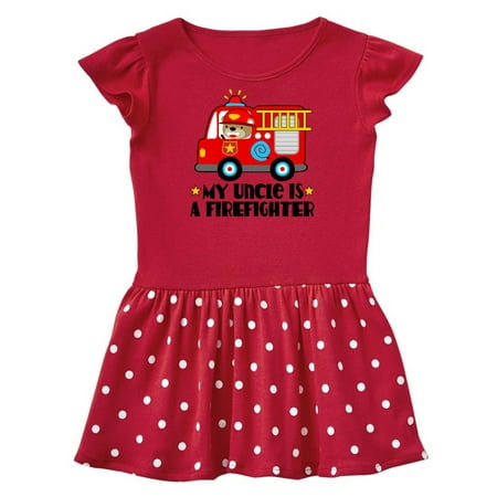 

Inktastic Fireman Uncle is a Firefighter Gift Baby Girl Dress
