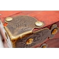 thumbnail image 2 of Pirate Treasure Chest Storage Box Durable Wood Metal Consction Que Hande, 2 of 7