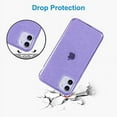 thumbnail image 5 of iPhone 11 Case, JJGoo Slim Fit Glitter Bling Sparkly Shock Absorption Drop Protection Shockproof Protective Phone Case for iPhone 11 6.1-Inch 2019, Purple Glitter Case Especially for Purple iPhone 11, 5 of 7