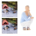 thumbnail image 4 of Miniatura de construcción Sunnimix 1:64 escala Kits cuclillas azul Figuras de muñecas en miniatura, 4 of 8