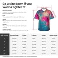 thumbnail image 6 of Lsque Colorful Lightbulb Abstract pattern Hawaiian Shirt for Men, Unisex Summer Beach Casual Short Sleeve Button Down Shirts-XX-Large, 6 of 9