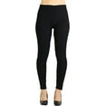 thumbnail image 4 of ToBeInStyle Womens Easy Pull-On Denim Skinny Fit Comfort Stretch Leggings Jeggings, 4 of 7
