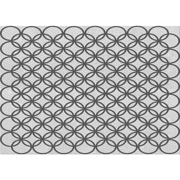 Ahgly Company Machine Washable Indoor Rectangle Transitional Platinum Gray Area Rugs, 2' x 3'