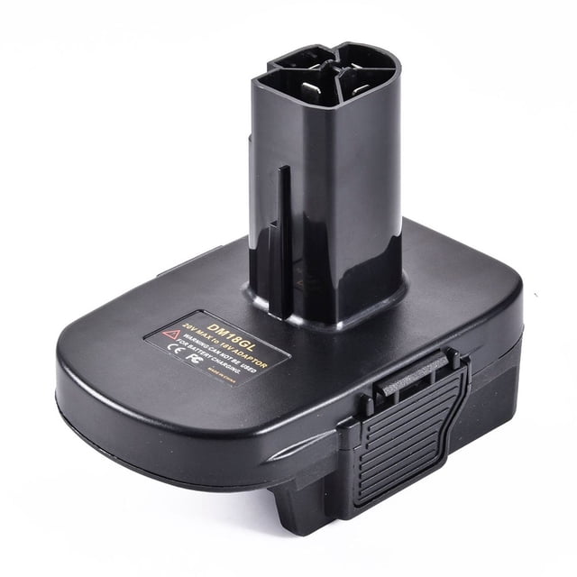 Adaptateur de Batterie DM18GL : pour conversion pour batteries Dewalt