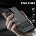 thumbnail image 4 of TECH CIRCLE For Galaxy S23 Ultra Protective Case Cover,Built-in Kickstand Heavy Duty Military Grade Protection Shock Proof Armour Cover for Samsung Galaxy S23 Ultra 6.8" 2023,Gray, 4 of 7