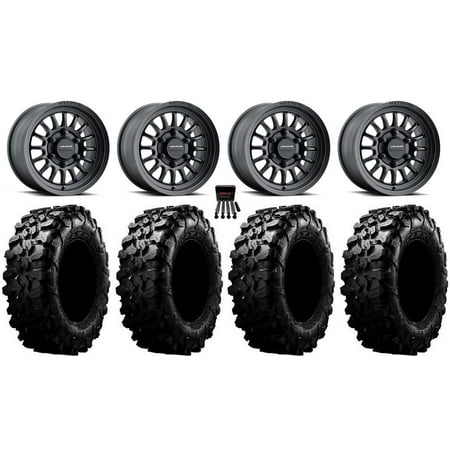 Method 411 15 Wheel Black 31 Carnivore Tires Can-Am Maverick R Method 411 15 Wheel Black 31 Carnivore Tires Can-Am Maverick R