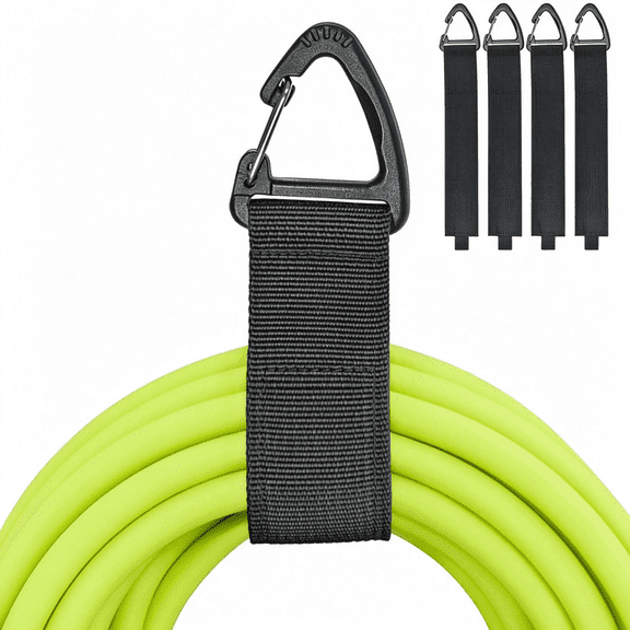 MISSMILE Extension Cord Holder Organizer(4 Pack L),Extension Cord Hanger for Garage Organization and Storage,16-" Heavy Duty Storage Straps,Garage Gadgets for Men