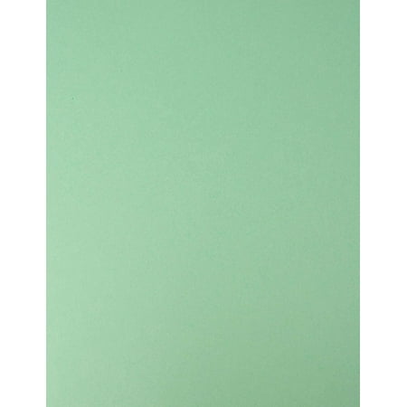 50 Colored Green Sheet Card Stock Paper - Vellum Bristol Cover, Copy Paper, Printer Paper, 67lb, 147gsm, 8.5