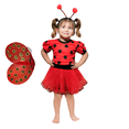 thumbnail image 1 of Disfraz Primavera Catarina Roja Tutu Con Alas Infantil Niña Talla 12 a 14 años, 1 of 6