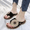 #36 Black, variant on Floenr Flip Flops for Women,Summer Daily Flip-Flops Leisure Beach Flower Women's Flat Slippers