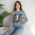 thumbnail image 7 of Volleyball Daddy Dad Fathers Day Sweatshirt, Gifts, Crewneck, 7 of 7