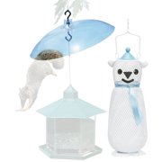 NO/NO Polar Bear Wild Bird Feeder with Baffler