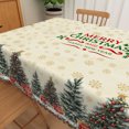 thumbnail image 6 of Nanqianyi Christmas Tree Gift Tablecloth,Waterproof Rectangle Dining Table Cover,60x120 Inch, 6 of 7
