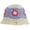 B Blue, variant on Women's Wide Brim Foldable Summer Beach Sun Straw Hats Fairycore Aesthetic Floral Cap Cottagecore Accessories