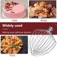 thumbnail image 6 of Stainless Steel Whisk Attachment for Kitchen Aid 7QT Mixer,11-Wire Whip Attachment Compatible with Kitchen aid 7 Quart Bowl,Egg Beater Replacement for Heavy Cream,Dishwasher Safe, 6 of 7