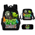 thumbnail image 1 of Set de mochilas Plants Zombies para niños (3 piezas) de poliéster, 1 of 1