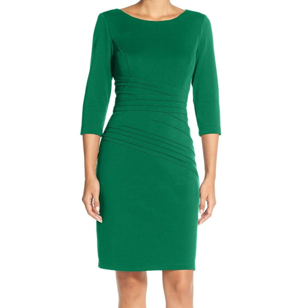 Ellen Tracy - Ellen Tracy NEW Emerald Green Womens Size 14 Pintucked ...