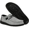 thumbnail image 3 of Heydude Wally Stretch Dark Web Casual Shoe | 40024-1GQ Grey, 3 of 5