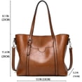 thumbnail image 7 of MMYGU Faux Leather Tote Bag for Women Large Capacity Handbag Top Handle Satchel Fashion Shoulder Bag Crossbody Bag Purse, 7 of 7