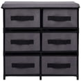 thumbnail image 2 of vidaXL Storage Cabinet with 6 Drawers 55x29x55 cm Grey Steel, 2 of 5