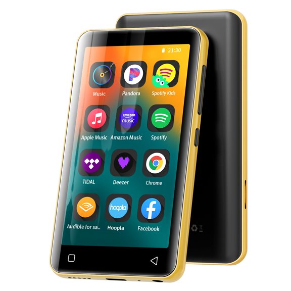 Reproductor MP3 innioasis de 80 GB con Bluetooth y Wi‑Fi para niños, dorado