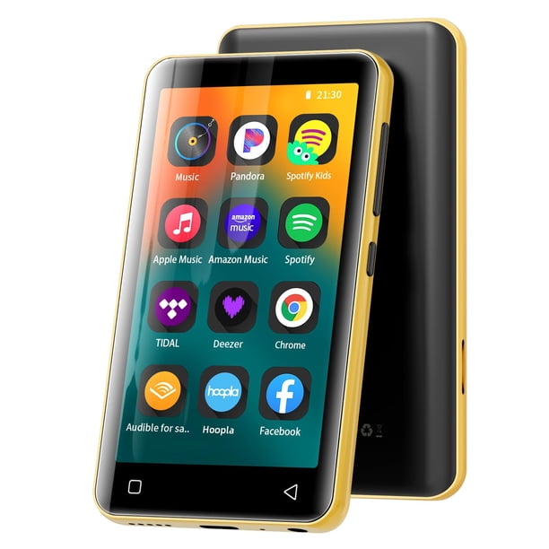 Reproductor MP3 innioasis de 80 GB con Bluetooth y Wi‑Fi para niños, dorado