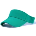 thumbnail image 2 of Trgacdwlo Sun Visor Hat Sports Adjustable Wide Brim Lightweight Breathable UV Protection Sun Hat for Men Women Running Hiking Green, 2 of 8