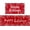 Happy Holiday, variant on Merry Christmas Kitchen Rugs and Mats for Floor Set of 2,Happy Holiday Xmas Trees Winter Sink Mat Non Skid Washable for Home Farmhouse Decor 17"x47" 17"x30"