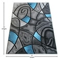 thumbnail image 5 of Masada Rugs Modern Contemporary Area Rug, Blue Grey Black (8 Feet X 10 Feet), 5 of 7