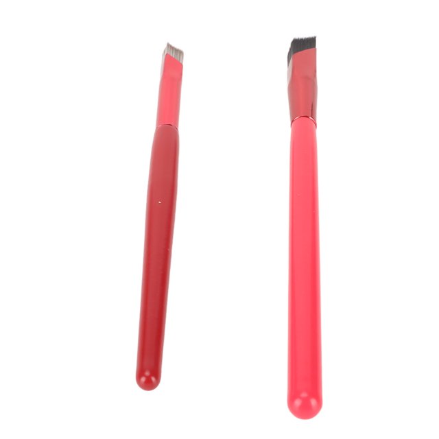 Cepillo Para Cejas, Cepillo Para Polvo Para Cejas, 2 Piezas, Bisel Ultrafino Para Dibujo De Rayita