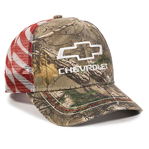 Chevy Realtree Edge Americana Mesh Back Patriotic Hat/Cap