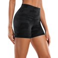 thumbnail image 1 of Shorts CRZ YOGA Butterluxe tiro alto 10 cm camuflado gris oscuro L, 1 of 5