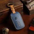 thumbnail image 2 of ontto 3-Button Car Key Cover Leather Key Holder for Lexus GS300 RX350 IS350 GS450h LX570 Blue, 2 of 4
