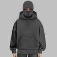 thumbnail image 6 of Unisex women's pullover hooded casual double-hooded long-sleeved warm hooded sweatshirt, 6 of 9