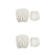 thumbnail image 1 of Monstrate Paquete de 2 fundas para sillas de oficina fundas para respaldo de cojín desmontables resistentes al desgaste blanco 2piezas, 1 of 6