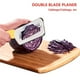 thumbnail image 4 of Stainless Steel Double Blade Vegetable Slicing Knife Powerful Cabbage Slicing Knife Multi-purpose Kitchen Peeler, 4 of 5