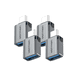 thumbnail image 1 of Adaptadores OTG Vention USB Tipo C Hembra a USB 3.0 Superspeed 5Gbps de Aluminio Gris Kit 4 Piezas para Macbook, Celulares y Tablets, 1 of 5