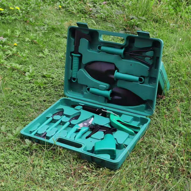 Garden Tools Set 10 Pcs Stainless Steel Garden Tool Kit with