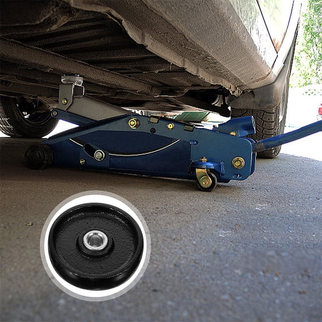 BESTYASH 2Pcs Trailer Front Wheel Replacement for Hydraulic Jacks Heavy Duty Steel Material with Easy Installation