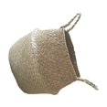 thumbnail image 2 of Cesta nórdica hecha a mano de ratán con algas marinas, cesta de almacenamiento con doble asa para flores y plantas, accesorios para el hogar y el jardín (talla M), 2 of 7