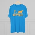 thumbnail image 4 of Men's "SUP Y'all Cowboy" Tri-Blend Crew Tee by Bird Island Outfitters, 4 of 4