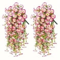 thumbnail image 1 of ZheElen 2pack/lot Outdoor Artificial Flower Wall Hanging Hanging: a vibrant and Resistant To Conditions Adding Re, 1 of 6