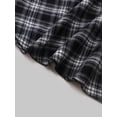 thumbnail image 3 of Women Plus Size Plaid Print Long Skirt, Elastic Waist Full Swing Maxi Skirt, Elegant Casual Skirt for Daily and Special Occasions, 3 of 6