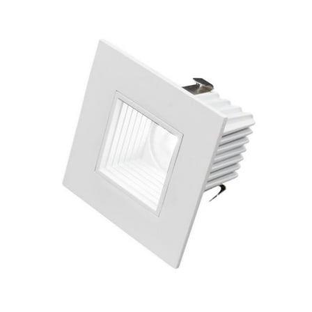2 in. Square LED Downlight with Baffle Trim in White - 2700K